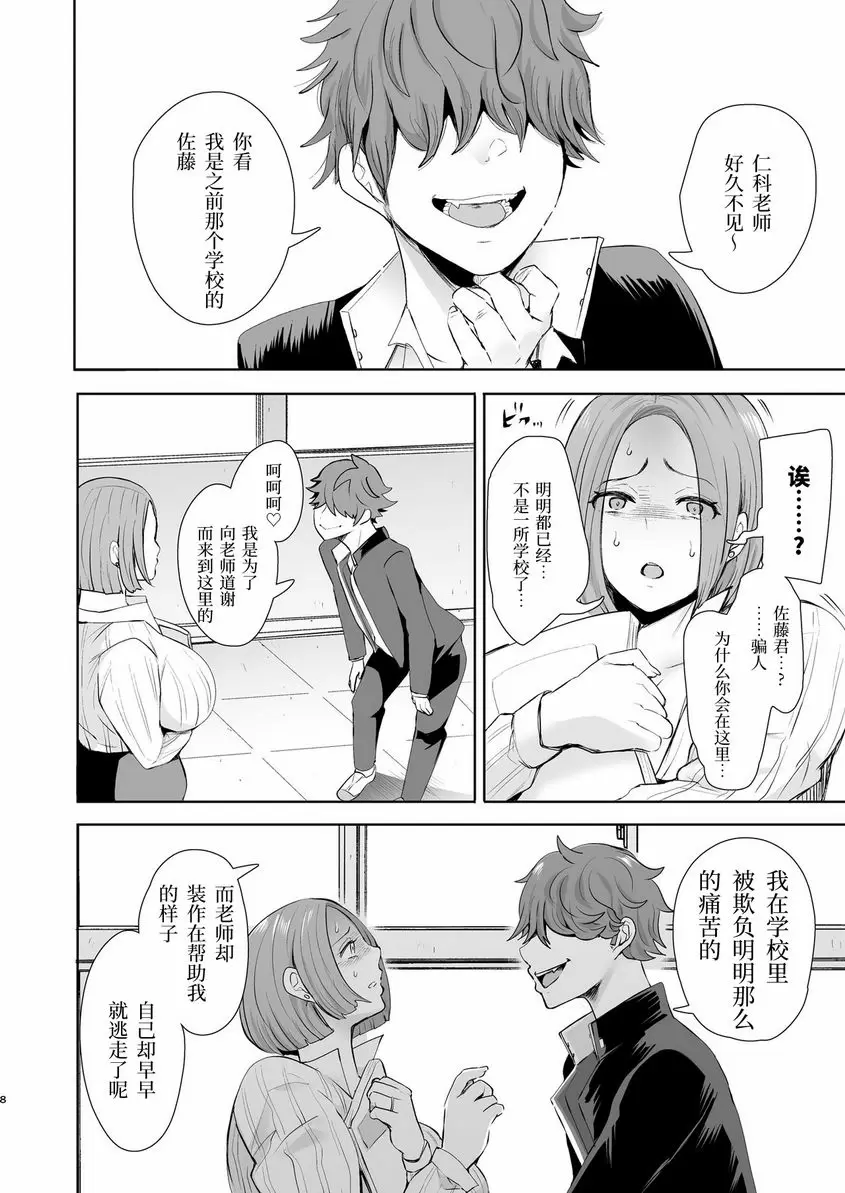 [成人漫画] 復仇意識支配 用暗示變成所希望的女人 奴隸No.1 新妻女教師① 6