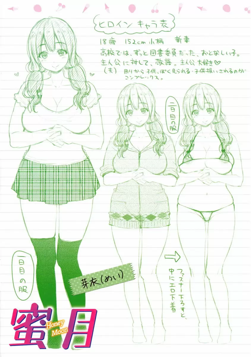 [A漫] 二人的秘密 设定图 1